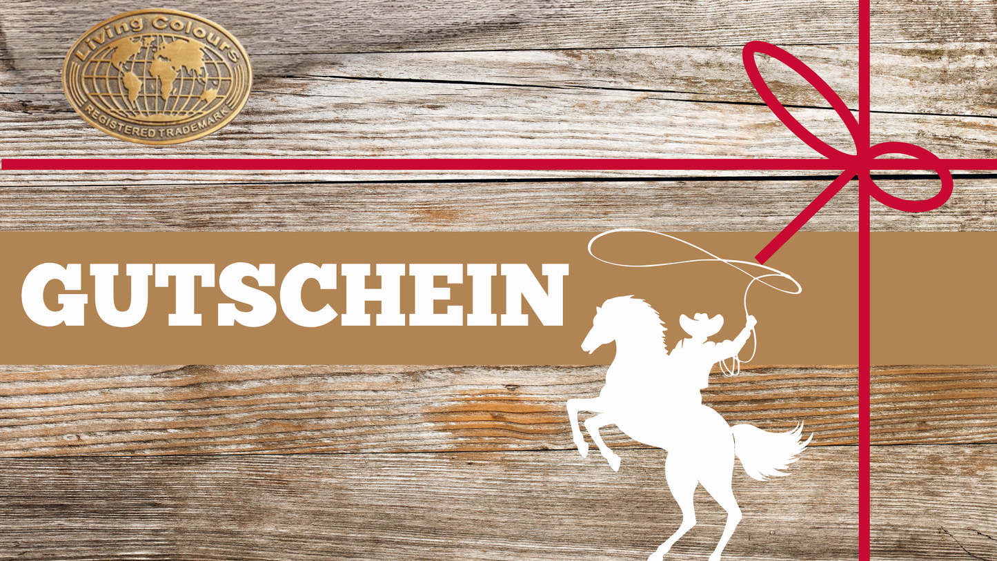 Living Colours Geschenkgutschein – Gedruckte Karte per Post